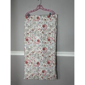 Laura Ashley Walled Garden Floral Shower Curtain Open Box Garden Theme
